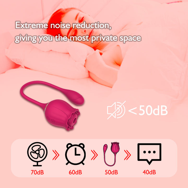 Rose Oral Vagina Sucking Vibrator
